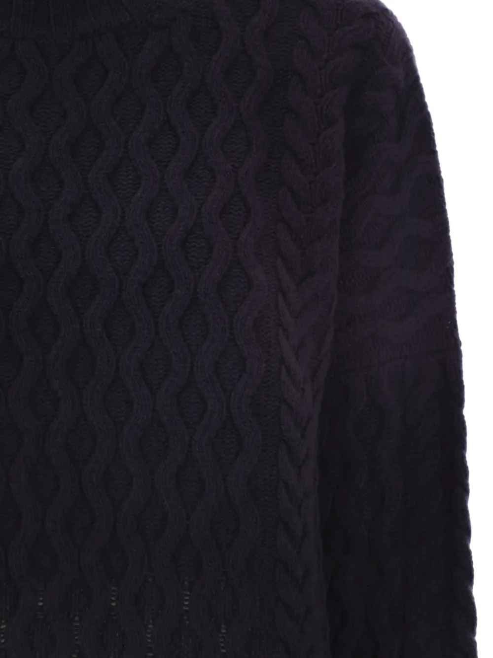Weekend Max Mara Kabelgebreide trui Blauw