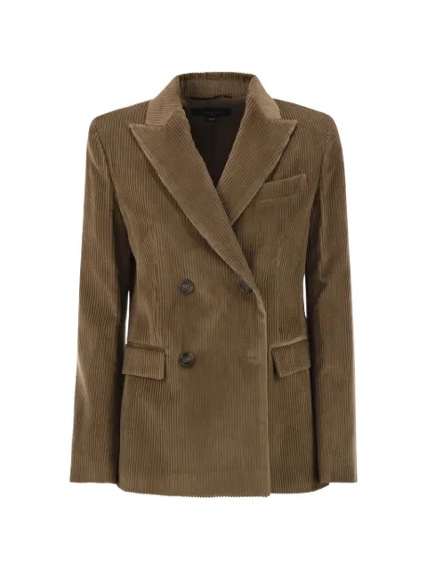 Weekend Max Mara peaked lapels velvet blazer