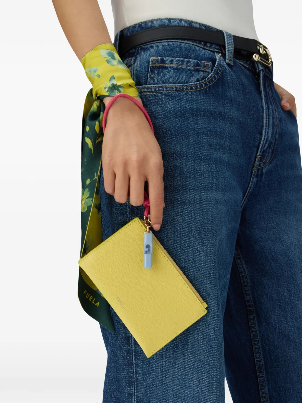 Furla Iride Envelope clutch Geel