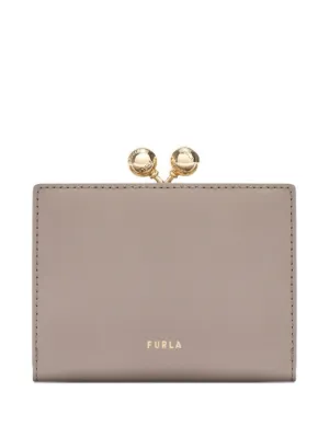 いちご    新品 FURLA BI-FOLD ウォレット Furla CLASSIC S BI-FOLD Leather Women's Wallet Made in ITALY w