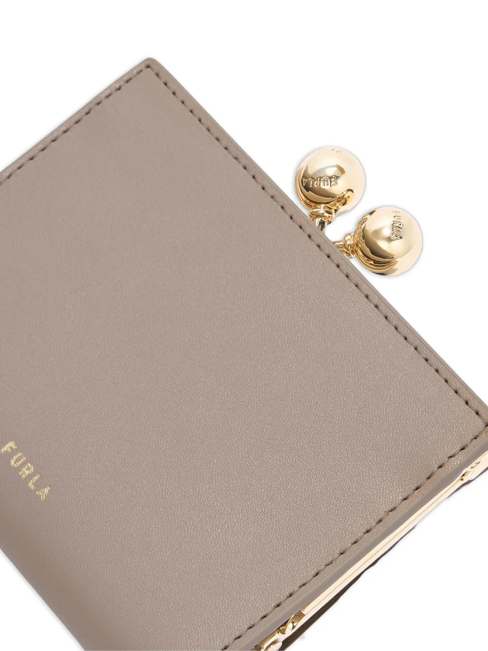 Furla Kleine Dots portemonnee Beige