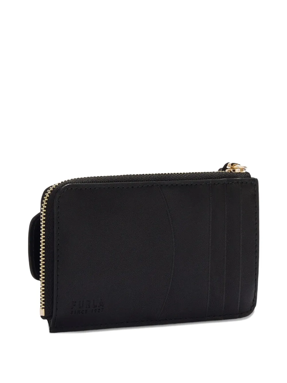Furla Sfera pasjeshouder met rits Zwart