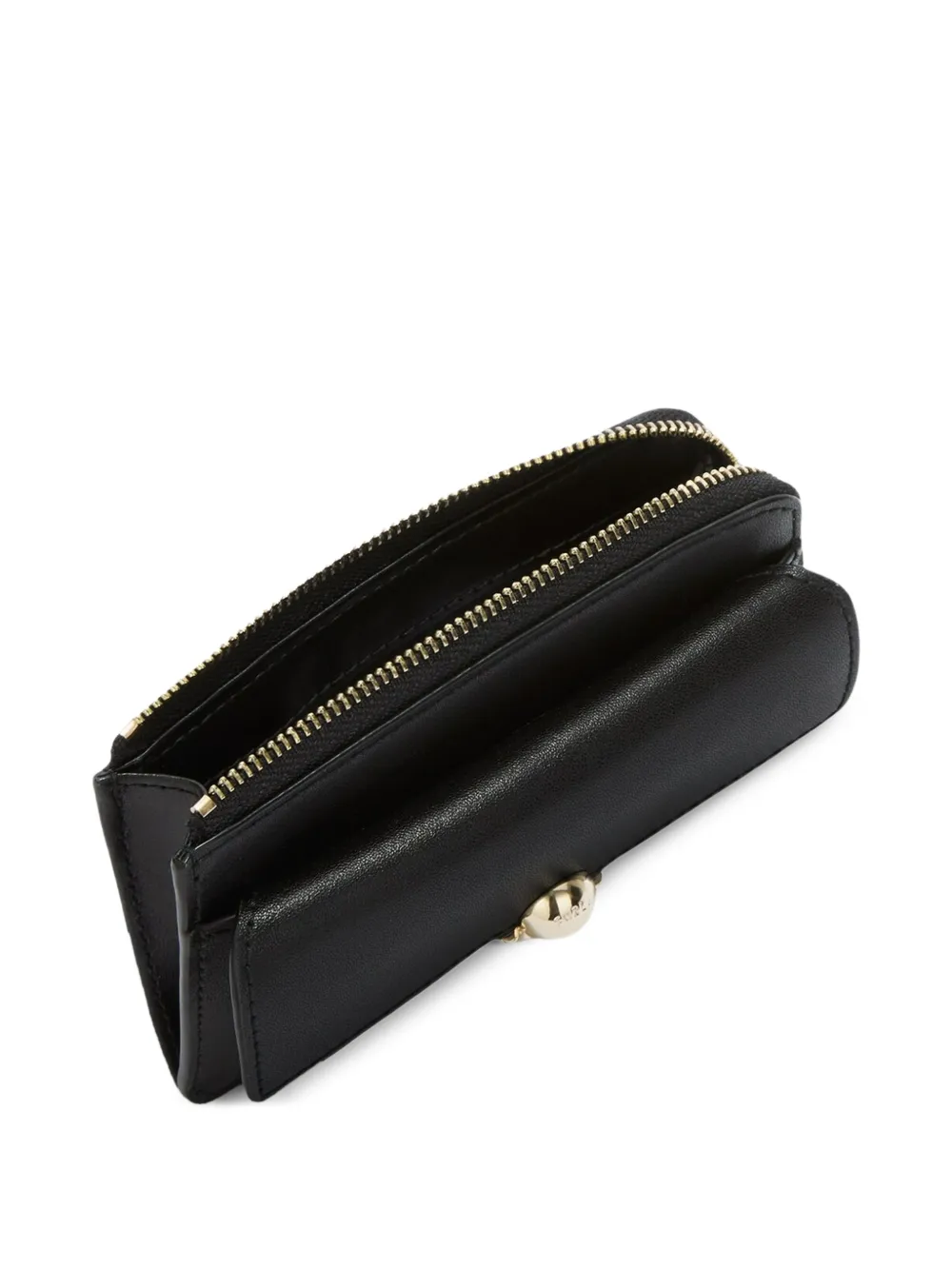Furla Sfera pasjeshouder met rits Zwart