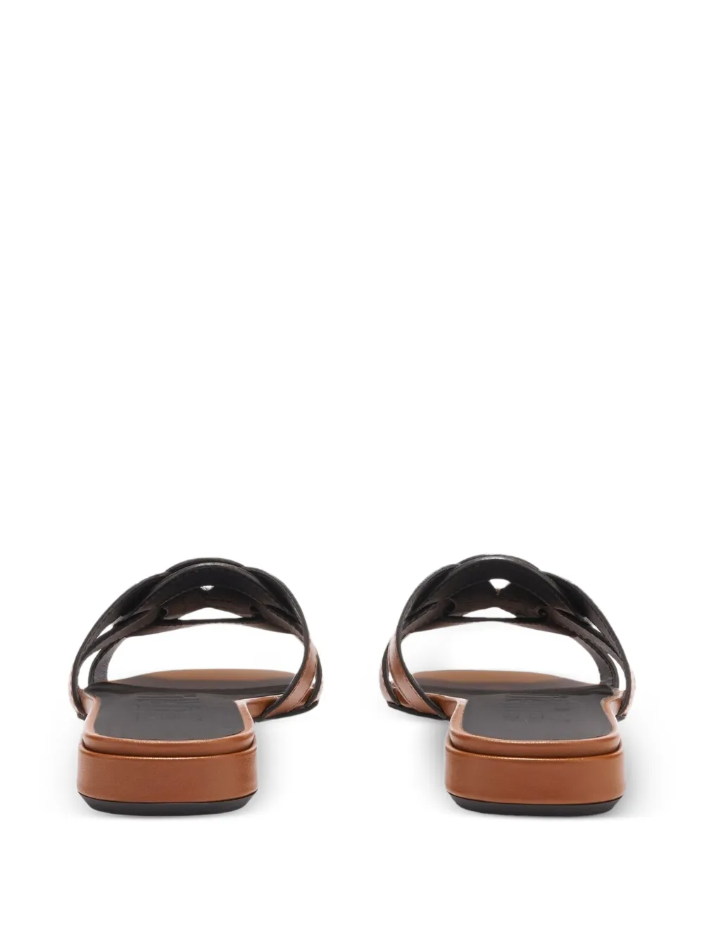  Furla Summer Leather Sandals - Brown 