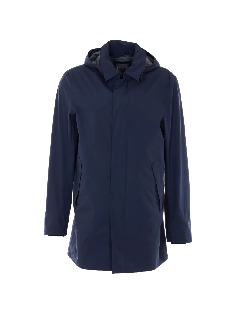 Herno removable hood raincoat - Blau