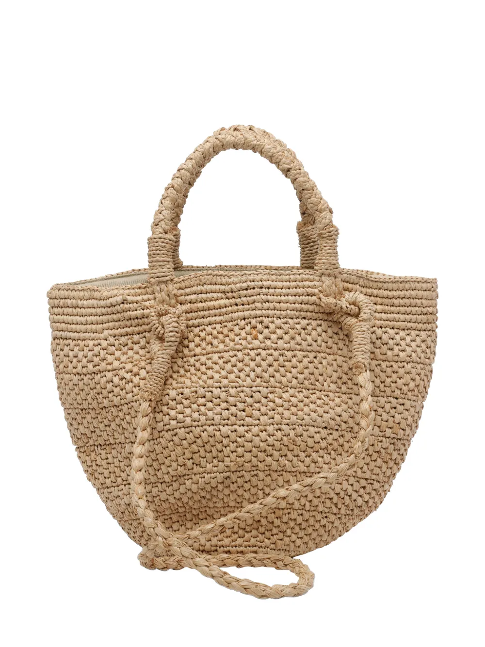 IBELIV raffia tote bag - Toni neutri