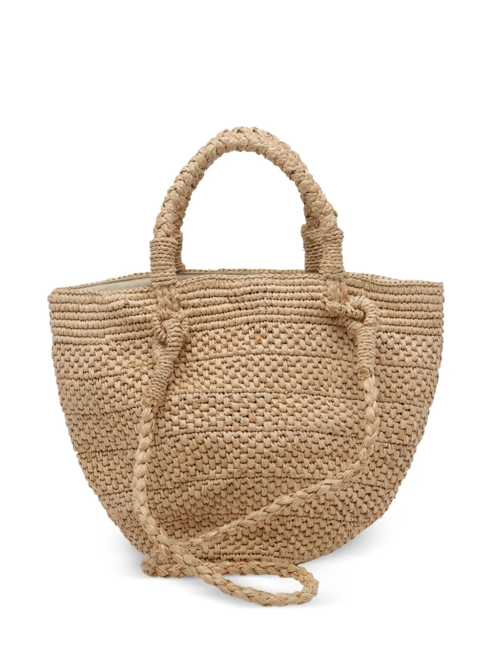 IBELIV raffia tote bag - Toni neutri