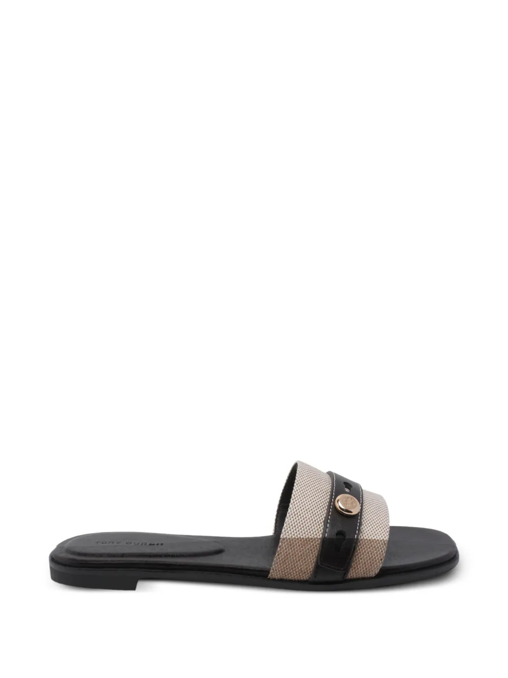 Tory Burch Romy round-toe slides - Nude