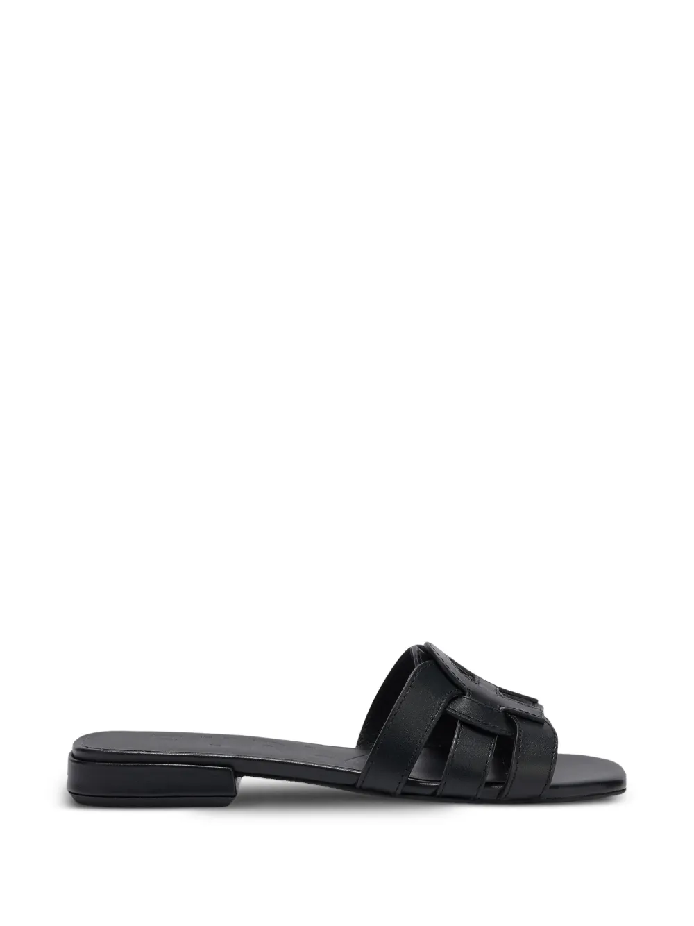 Furla Zomerse leren sandalen Zwart