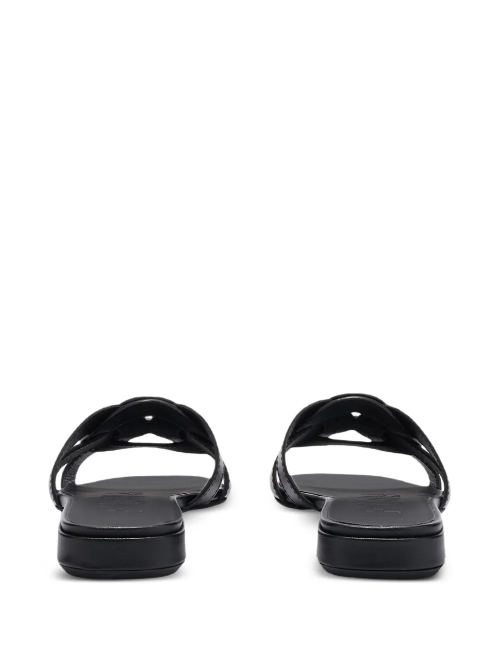  Furla Summer Leather Sandals - Black 