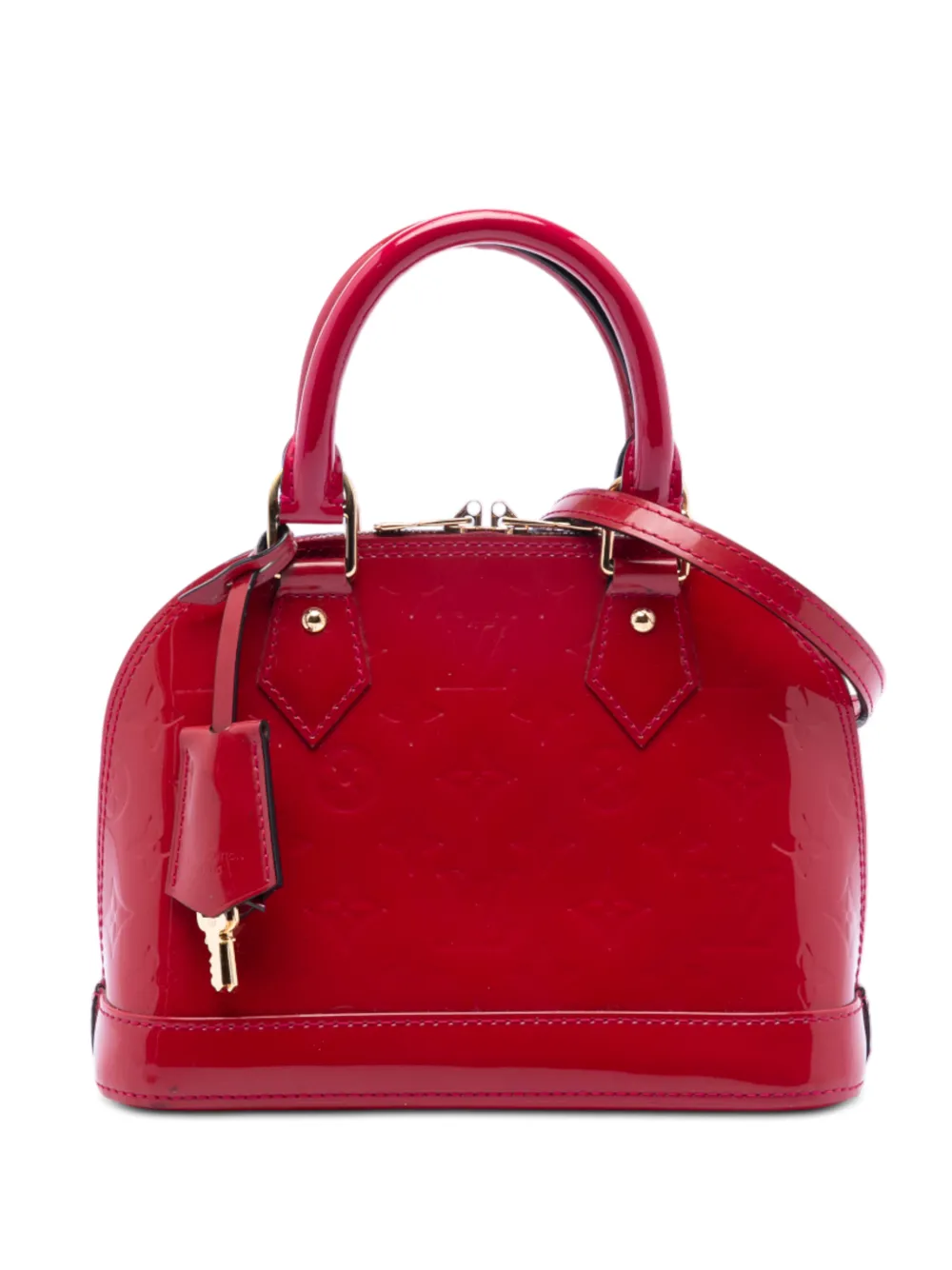Louis Vuitton Pre-Owned 2013 Monogram Vernis Alma BB satchel - Rosso