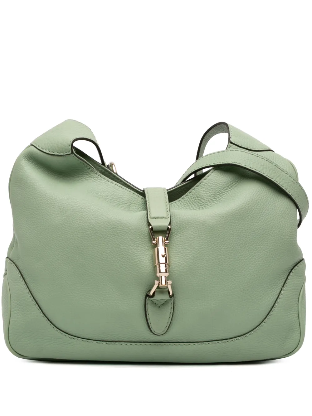 Gucci Pre-Owned 2016-2026 Calfskin Jackie O Bouvier crossbody bag - Verde