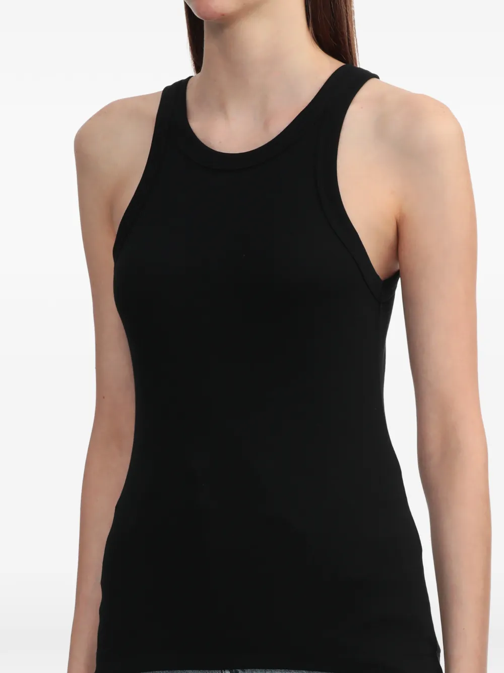 TOTEME Tanktop met ronde hals Zwart