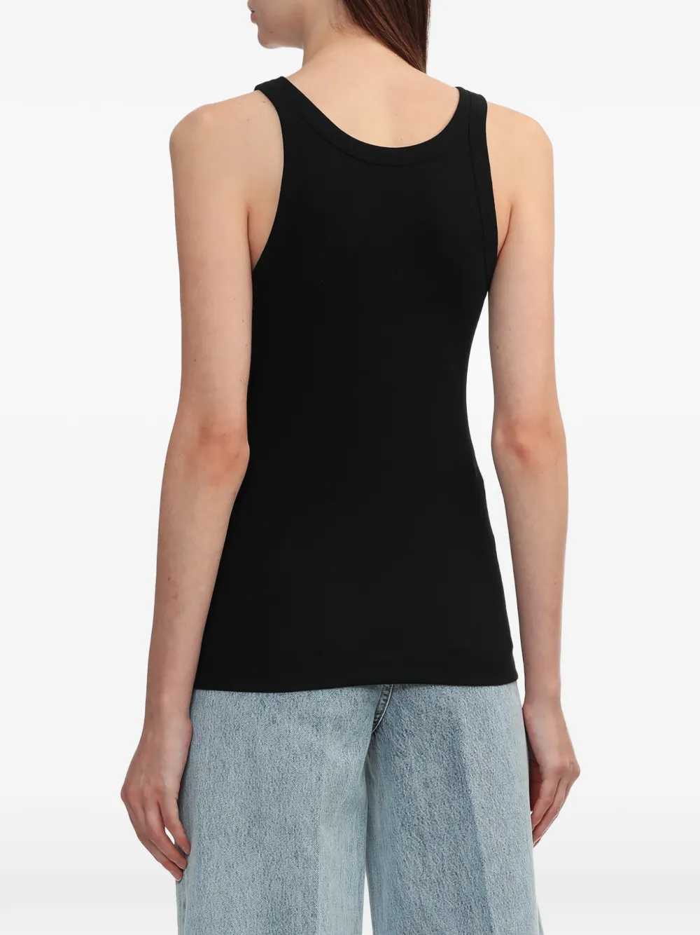 TOTEME Tanktop met ronde hals Zwart