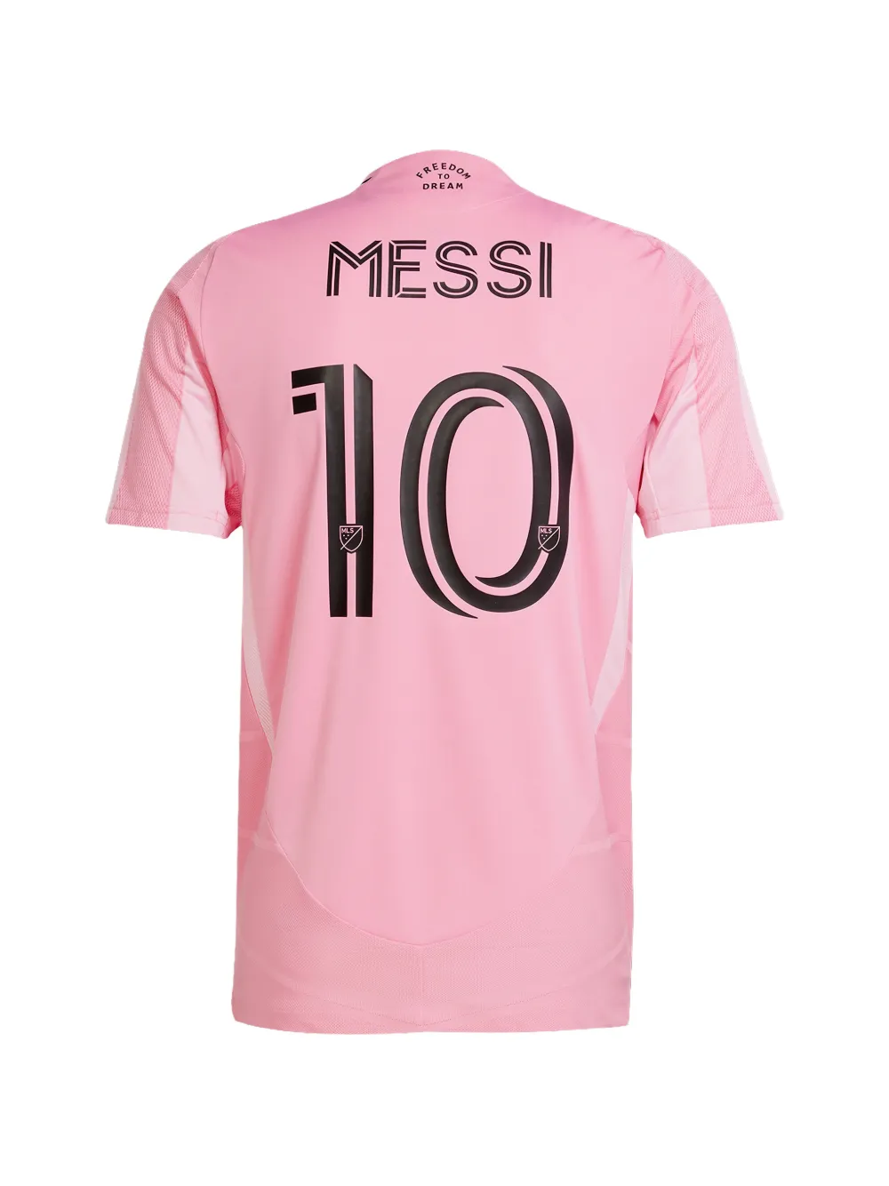 adidas x Inter Miami CF 25 26 gestreept T-shirt Roze