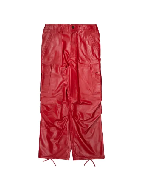 AMBUSH leather cargo pants