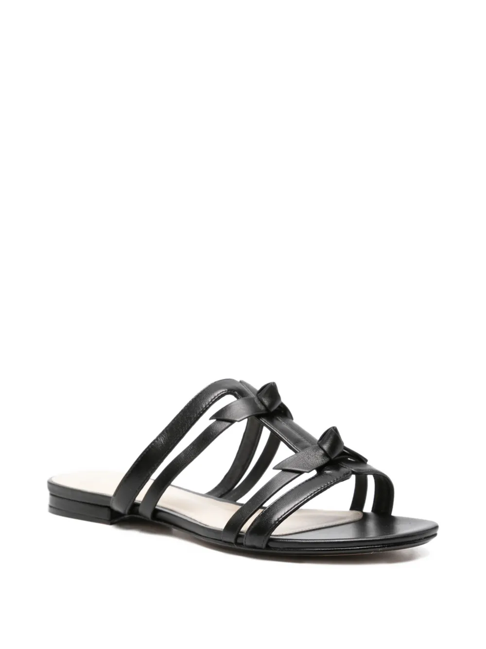Alexandre Birman Slim Clarita gekooide sandalen Zwart