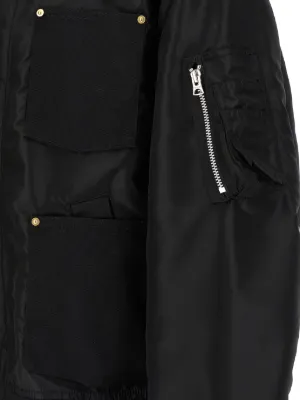 Sacai x Carhartt WIP Duck Jacket | Black | FARFETCH