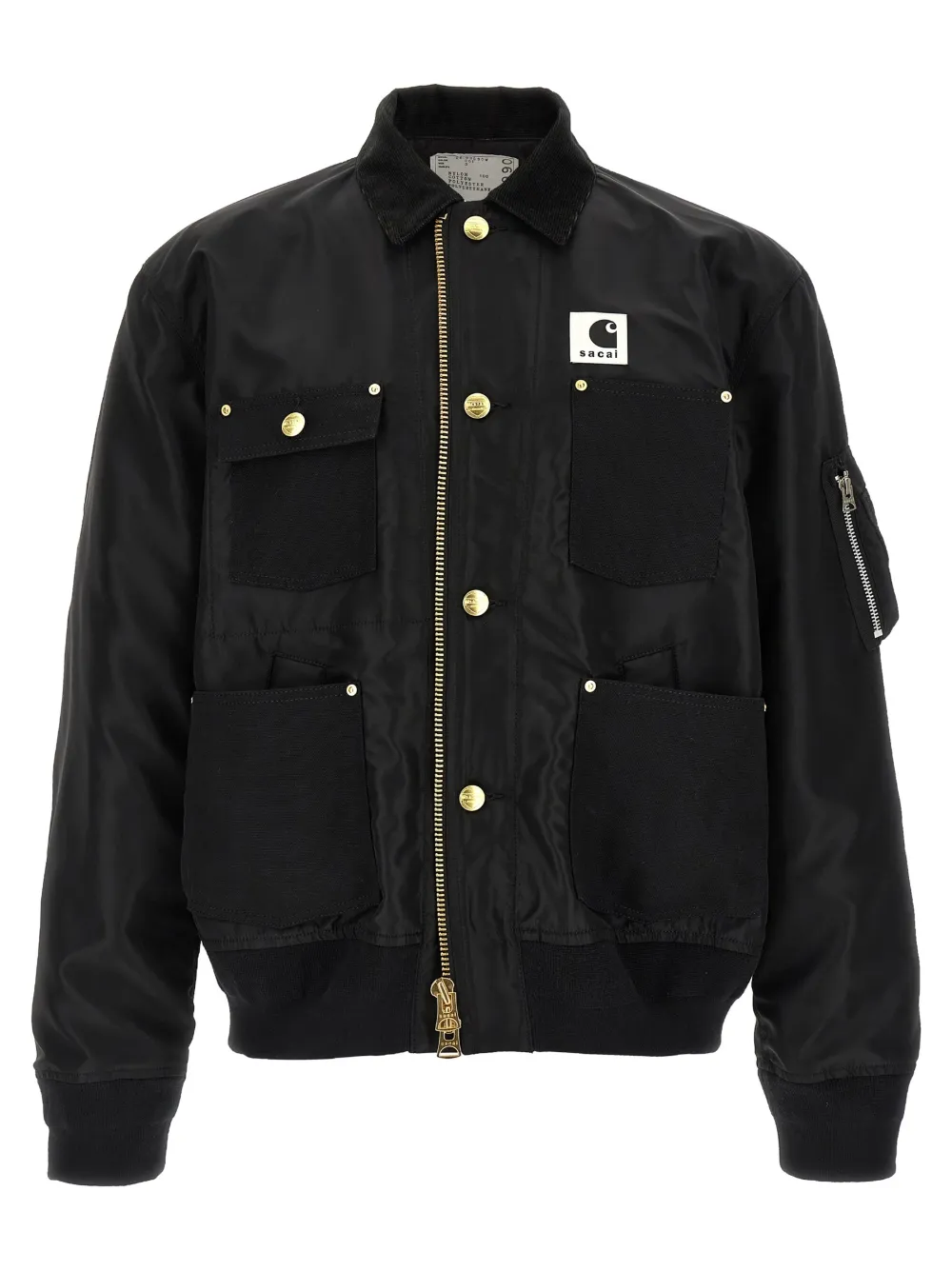 sacai x Carhartt WIP Duck jacket - Nero