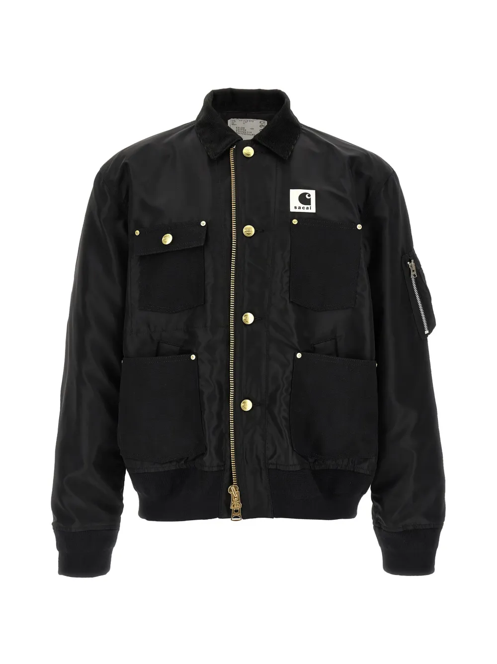 sacai x Carhartt WIP Duck jacket - Black