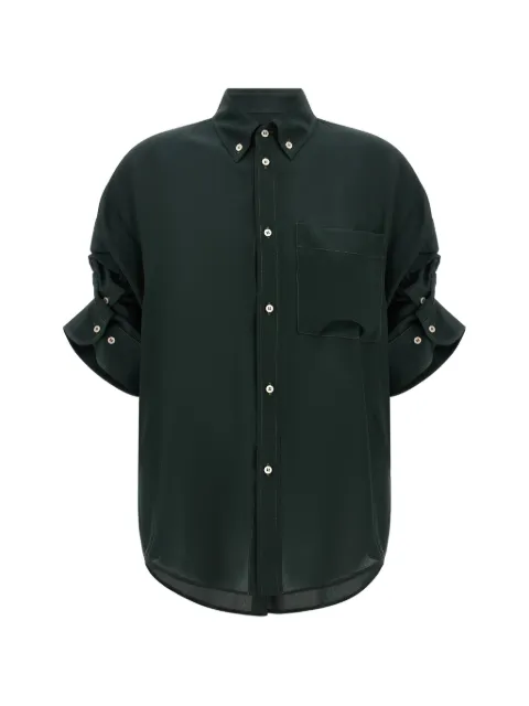 Jejia Buba contrast-stitching button-up shirt