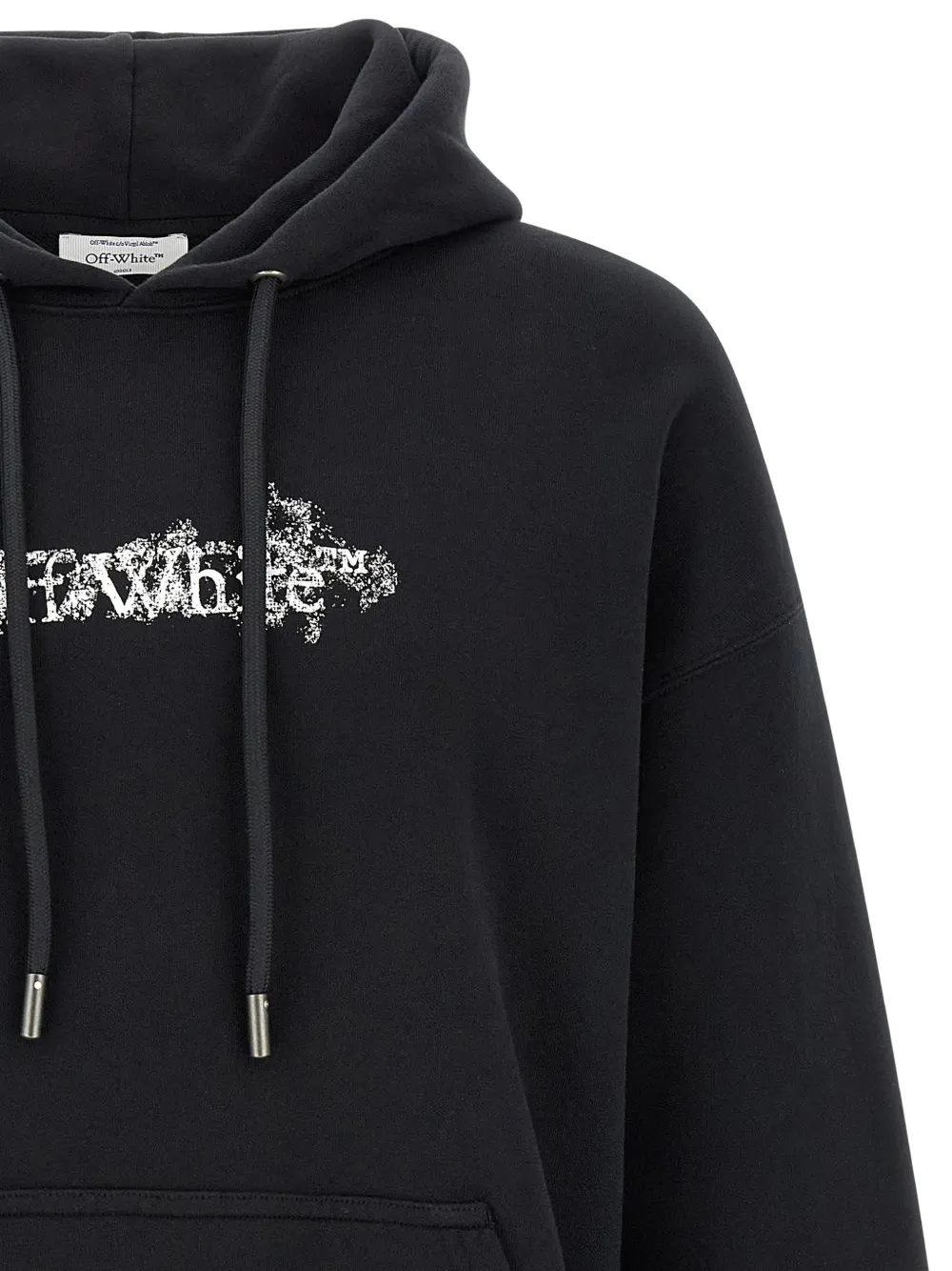 Off-White Arrow Skate sweater met capuchon Zwart