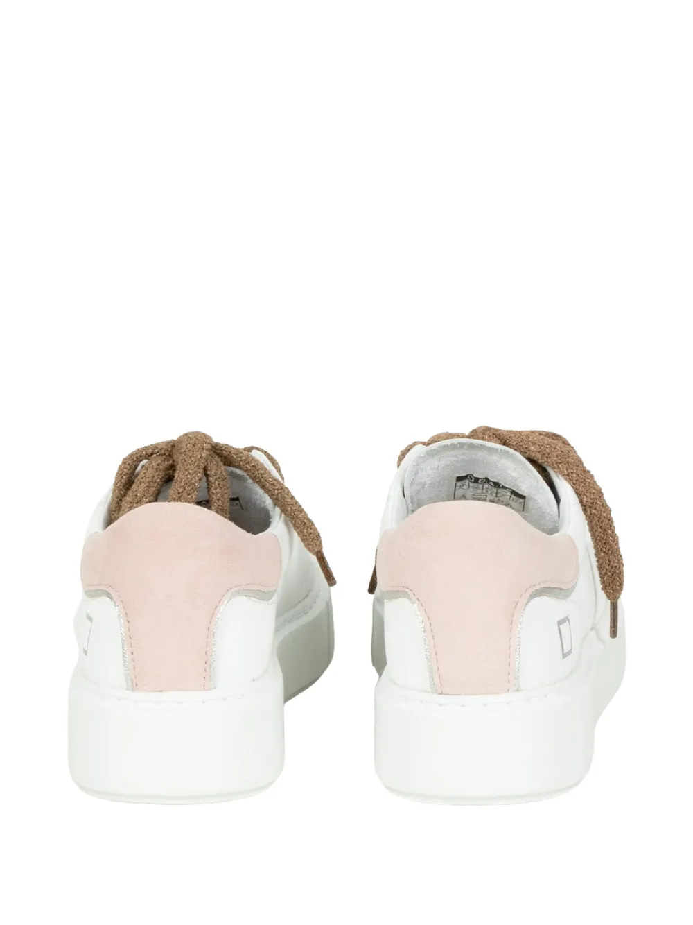 D.A.T.E. pink panel sneakers Wit