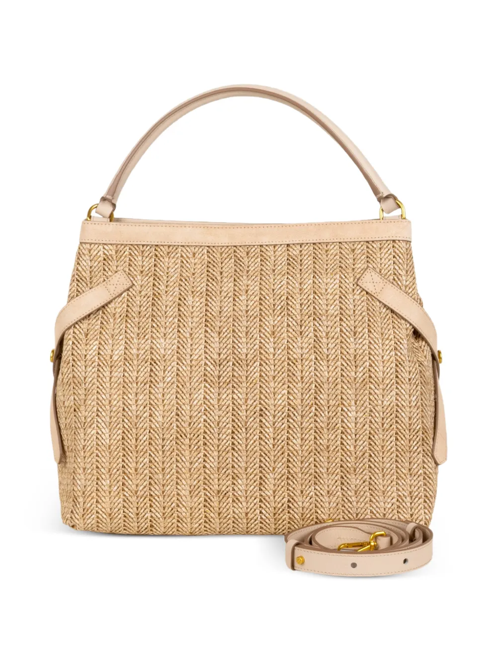 GIANNI CHIARINI Claudette geweven shopper Beige
