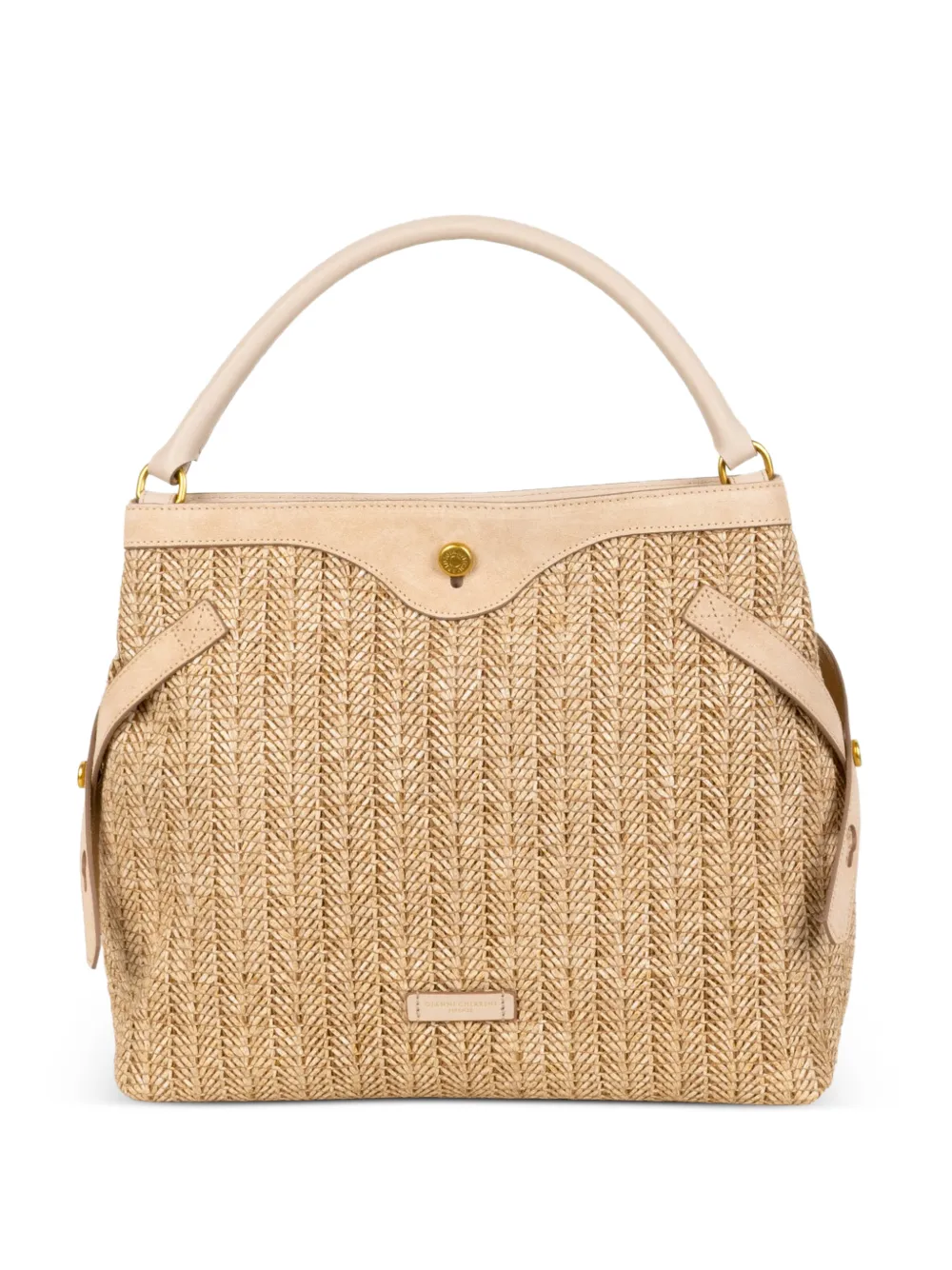 GIANNI CHIARINI Claudette woven tote bag - Toni neutri