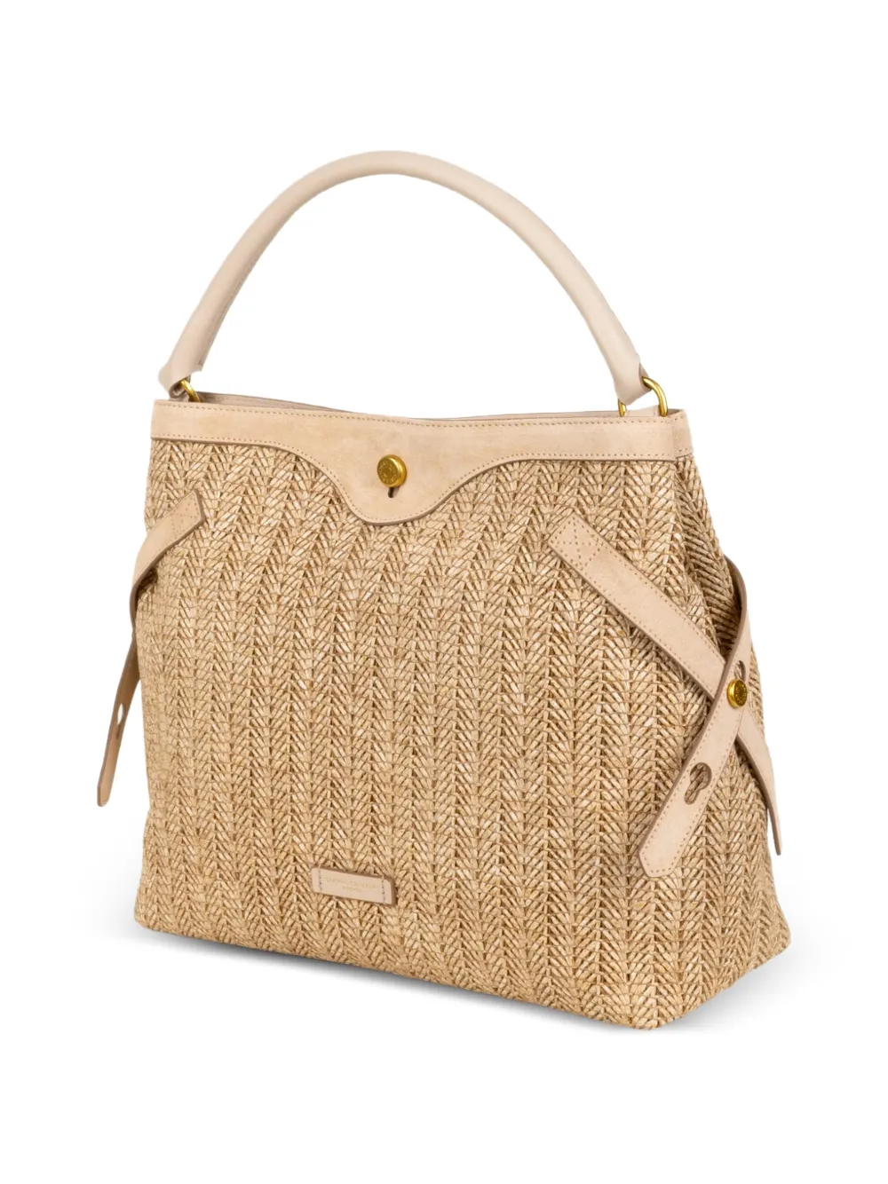 GIANNI CHIARINI Claudette geweven shopper Beige