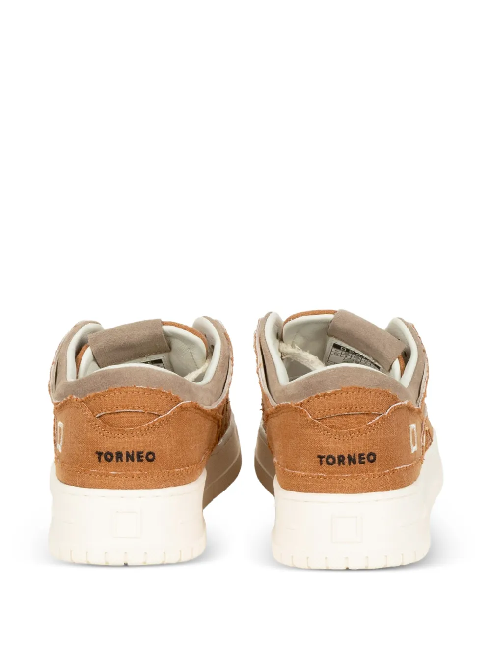  D.a.t.e. Fringed Leather Sneakers - Brown 