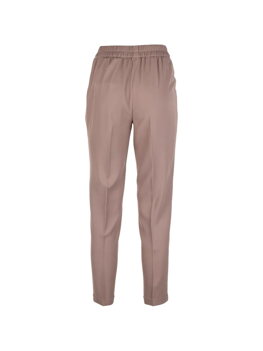  Via Masini 80 Elastic-waistband Trousers - Neutrals 
