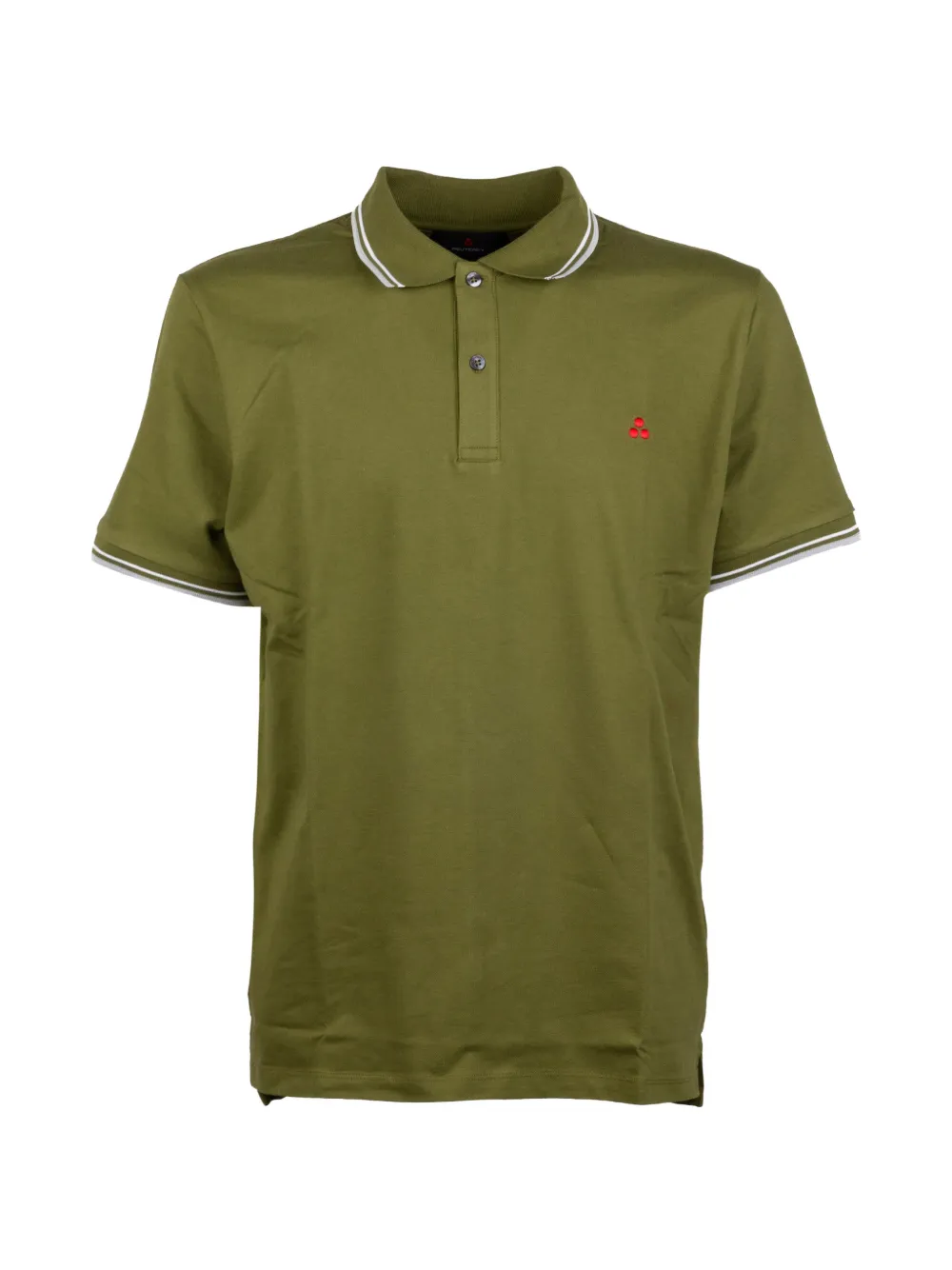 Peuterey trim polo shirt - Verde