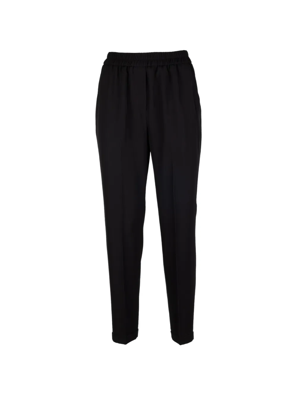 Via Masini 80 elasticated trousers - Schwarz