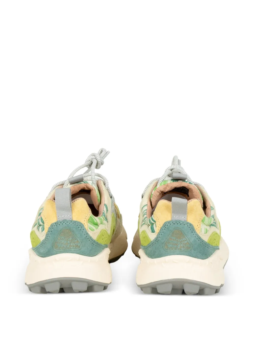  Flower Floral Print Sneakers - Green 