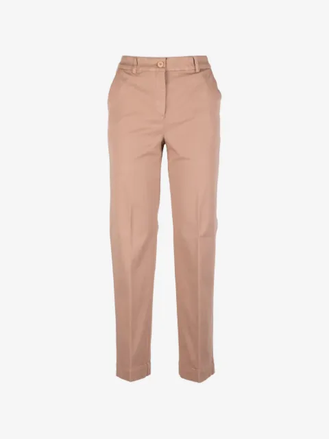 Via Masini 80 pantalones con dobladillo vuelto