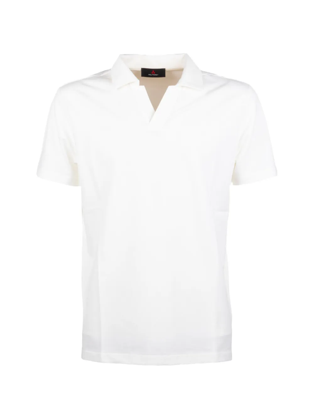 Peuterey V-neck polo shirt - Bianco