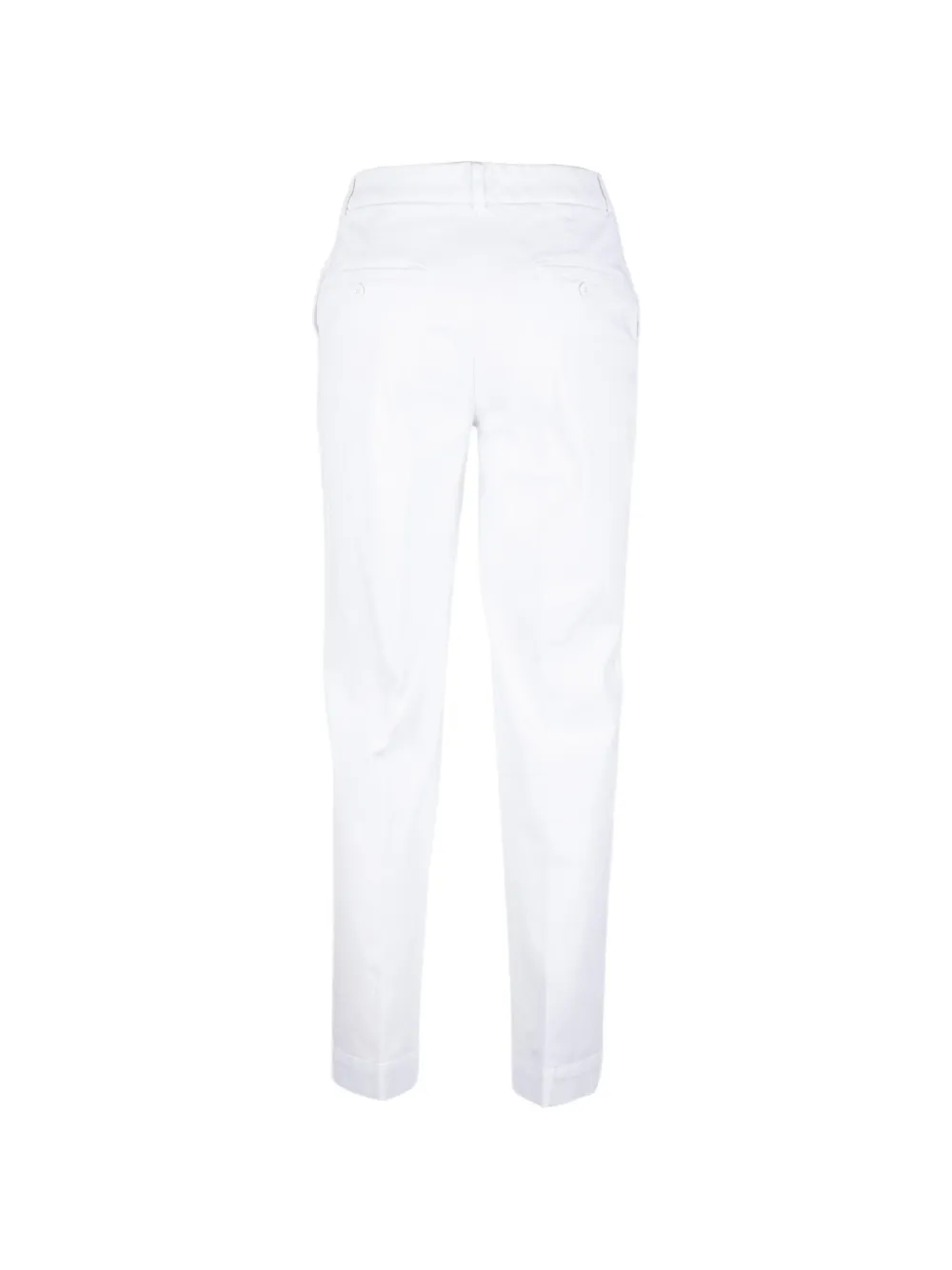  Via Masini 80 Button Trousers - White 
