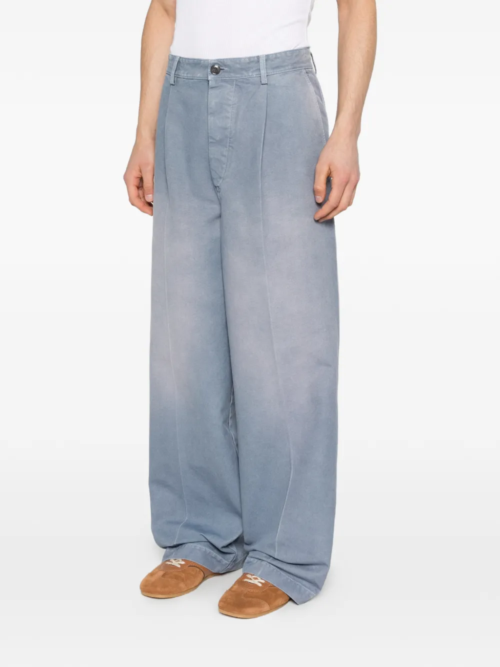 Marni Plooibroek met knoopsluiting Blauw