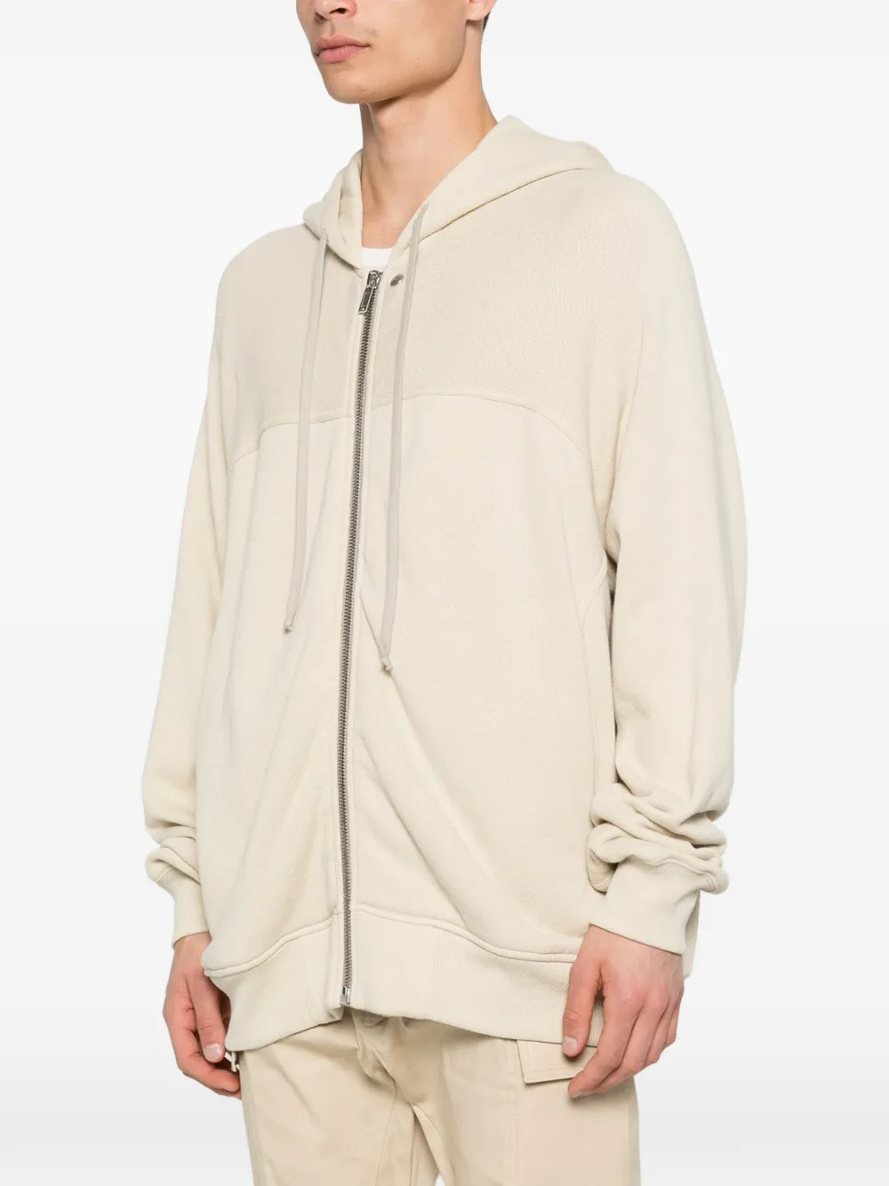 Rick Owens Hoodie met rits Beige