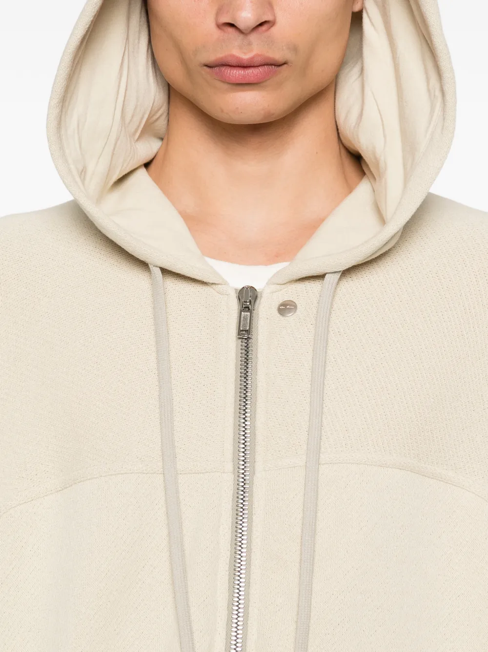 Rick Owens Hoodie met rits Beige