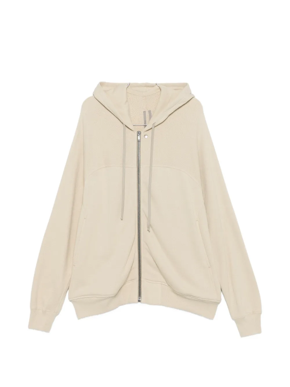 Rick Owens zip-up hoodie - Nude