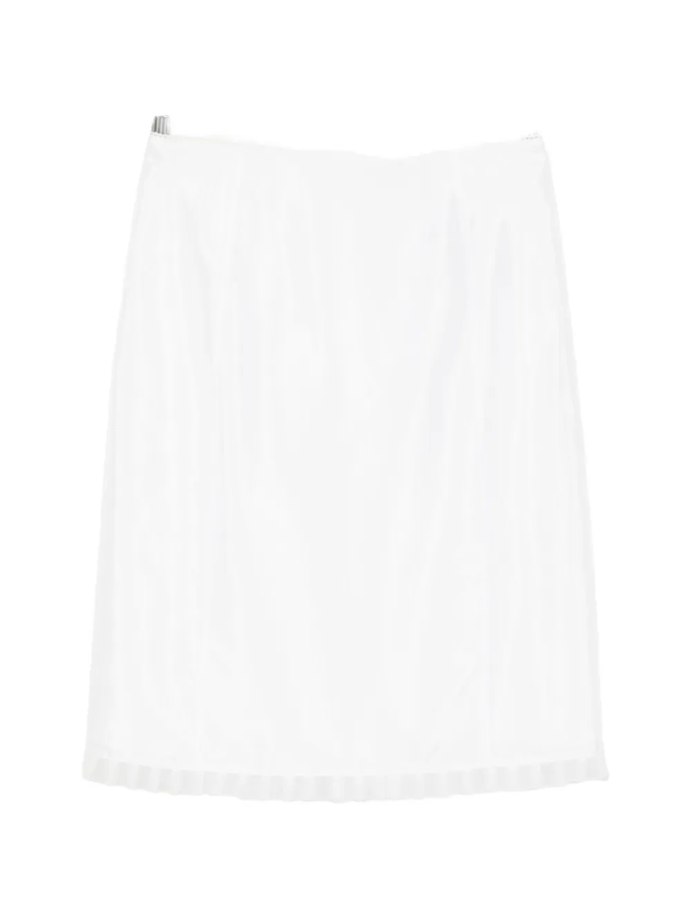 DUNST pleated midi skirt - Bianco