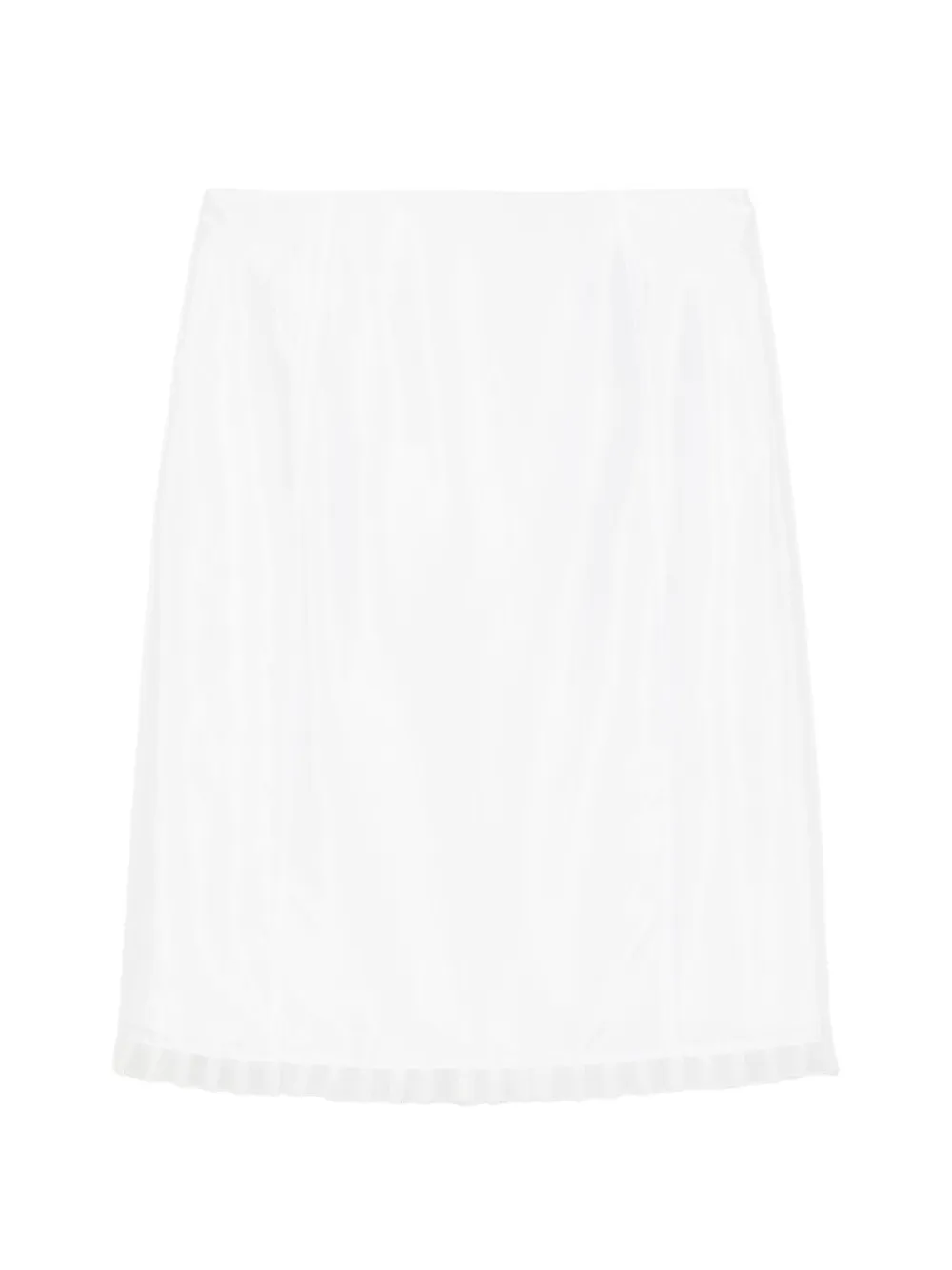 DUNST pleated midi skirt - Bianco