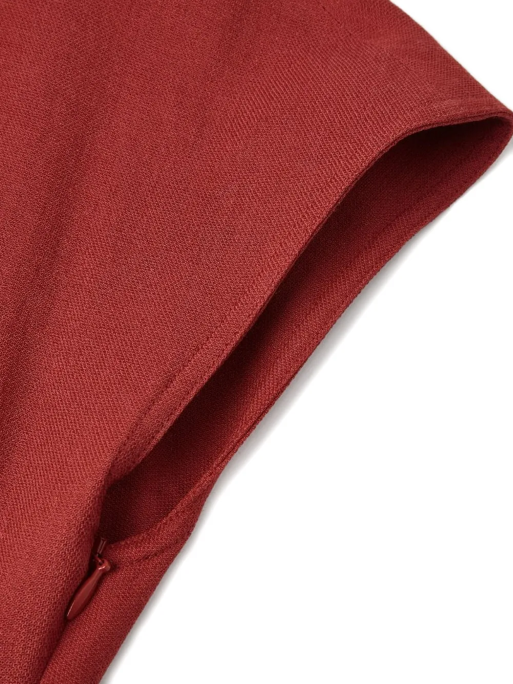 Shanghai Tang Asymmetrische jurk Rood