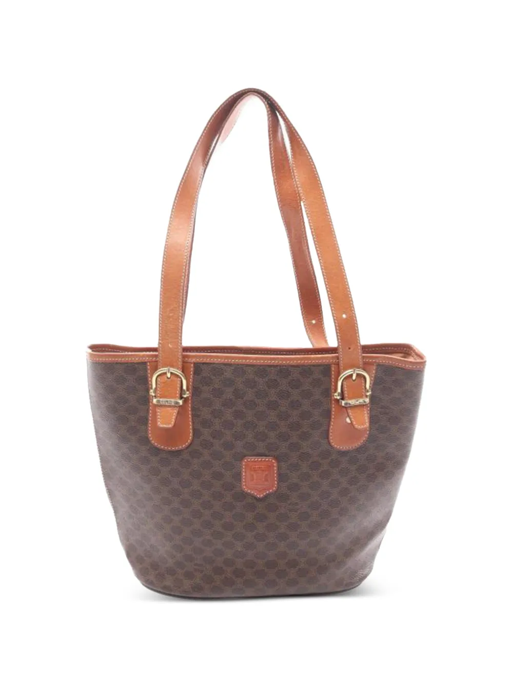 Celine Pre-Owned 2000s Macadam Monogram leathershoulder bag - Brown