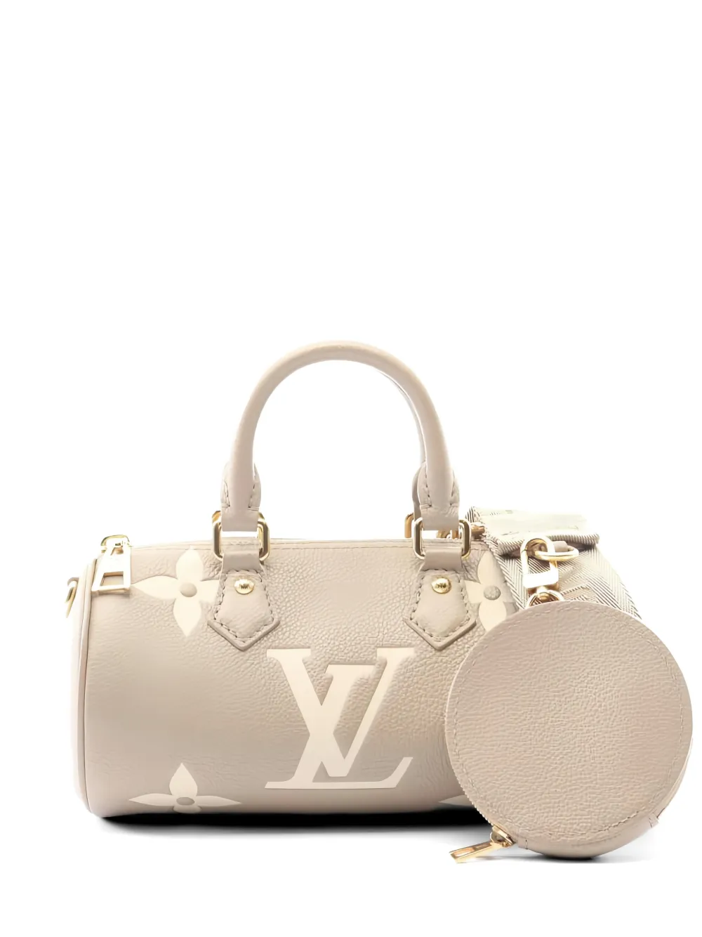 Louis Vuitton Pre-Owned 2021 Papillon BB monogram empreinte tote bag - Toni neutri