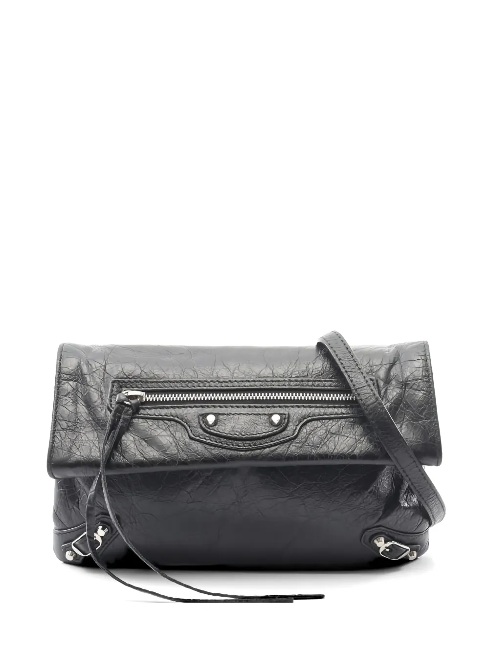 Balenciaga Pre-Owned 2010s Mini Classic Envelope Strap shoulder bag - Nero