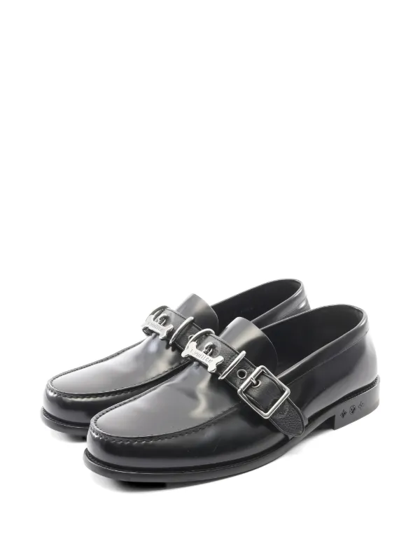 Louis Vuitton Loafers Line LOUIS VUITTON LVxYK Academy Line Loafers Black/White Leather  main image 3
