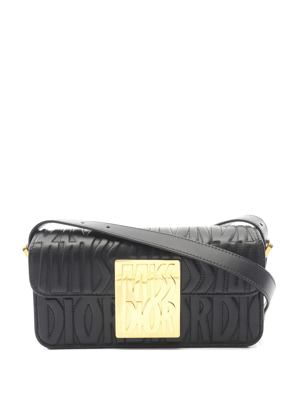 Christian Dior Pre-Owned 2010s Miss Dior leather cross body bag - Nero